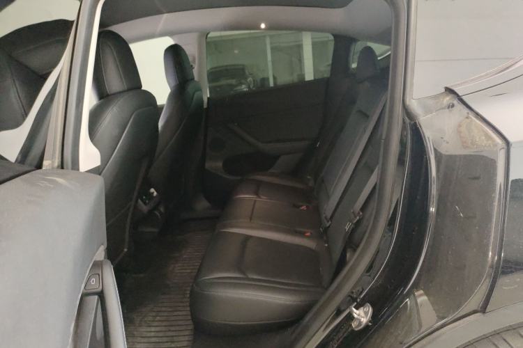 Used Tesla Model Y 2021 Long-Range All-Wheel-Drive Version 3D7 Left Rear Seat