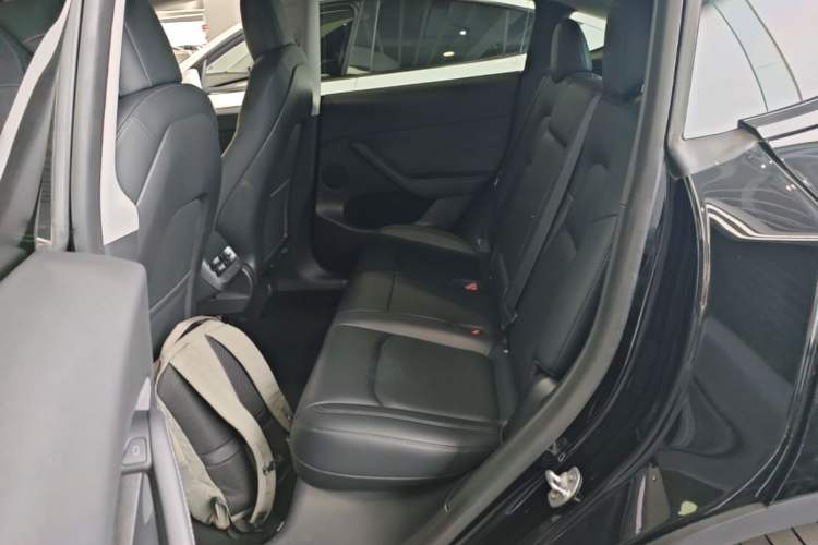 Used Tesla Model Y 2021 Revised Version 2 Long-Range All-Wheel-Drive Edition Left Rear Seat