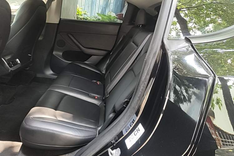 Used Tesla Model Y 2021 Standard Range Rear-Wheel Drive Version Left Rear Seat