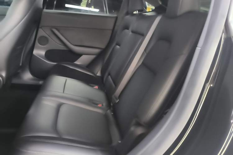 Used Tesla Model Y 2021 Standard Range Rear-Wheel Drive Version Left Rear Seat
