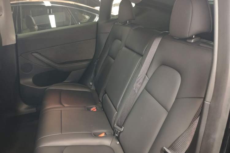 Used Tesla Model Y 2021 Long-Range All-Wheel-Drive Version 3D7 Left Rear Seat