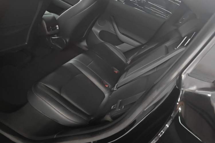 Used Tesla Model Y 2021 Long-Range All-Wheel-Drive Version 3D7 Left Rear Seat
