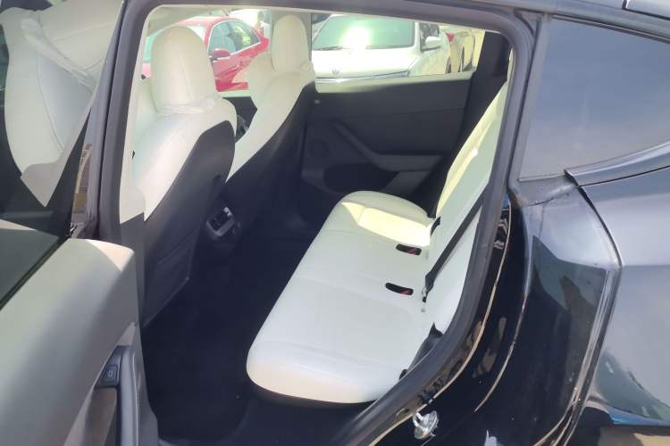 Used Tesla Model Y 2021 Standard Range Rear-Wheel Drive Version Left Rear Seat