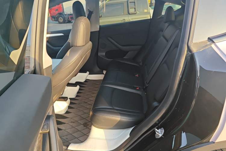 Used Tesla Model Y 2021 Long-Range All-Wheel-Drive Version 3D7 Left Rear Seat