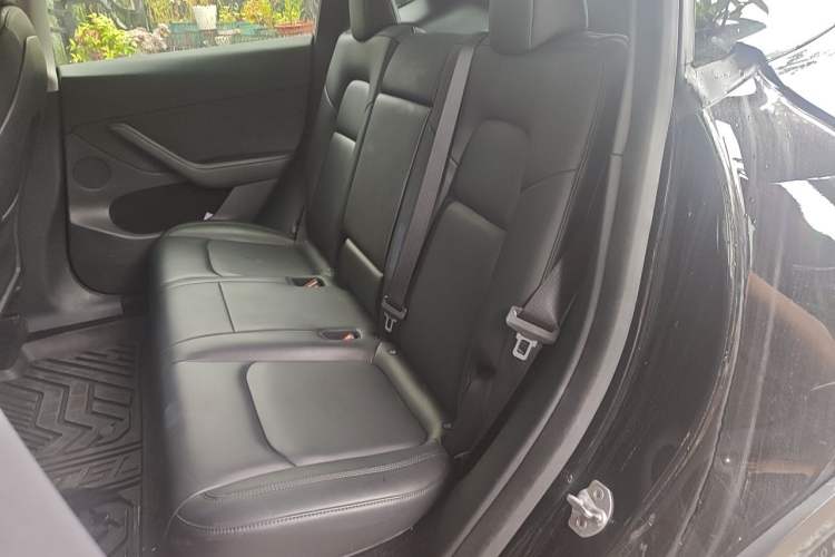 Used Tesla Model Y 2021 Long-Range All-Wheel-Drive Version 3D7 Left Rear Seat