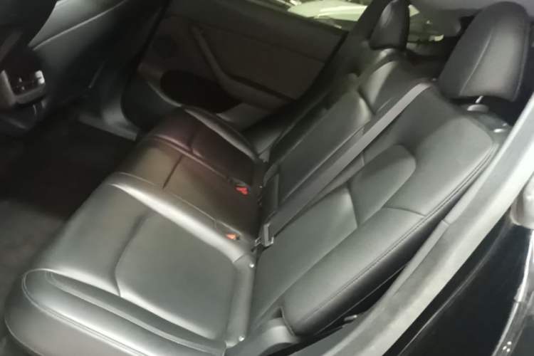 Used Tesla Model Y 2021 Long-Range All-Wheel-Drive Version 3D7 Left Rear Seat