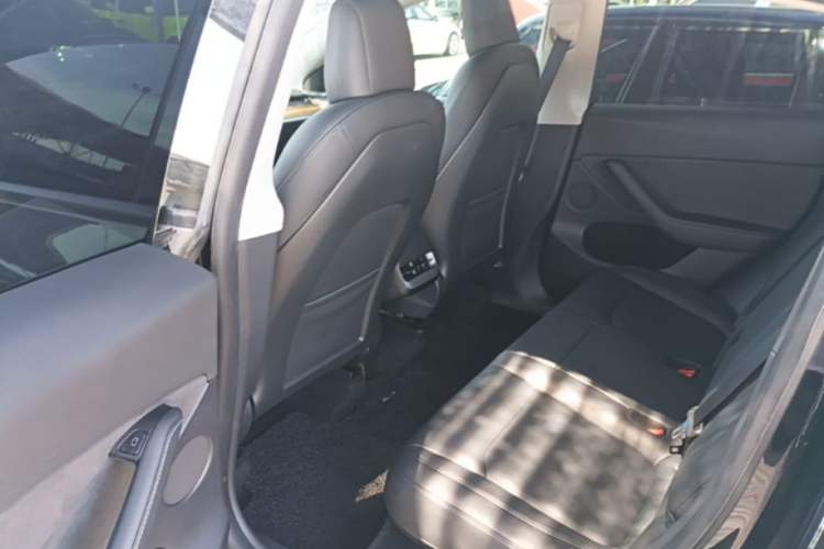 Used Tesla Model Y 2021 Long-Range All-Wheel-Drive Version Left Rear Seat