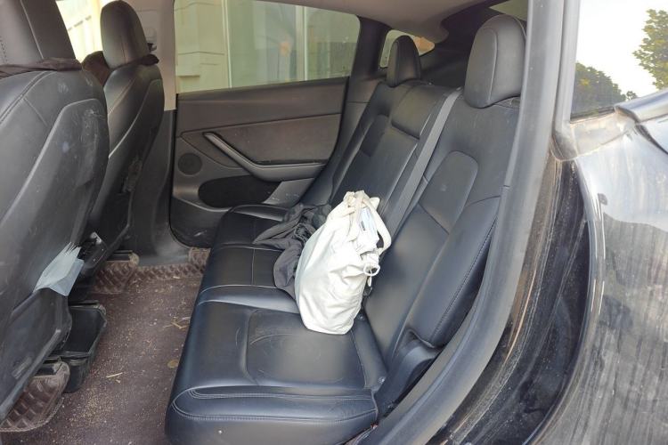 Used Tesla Model Y 2021 Standard Range Rear-Wheel Drive Version Left Rear Seat