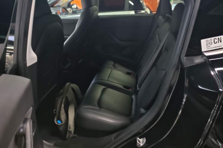 Used Tesla Model Y 2021 Long-Range All-Wheel-Drive Version 3D7 Left Rear Seat