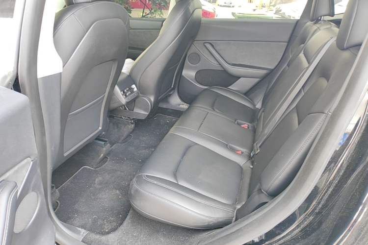 Used Tesla Model Y 2021 Standard Range Rear-Wheel Drive Version Left Rear Seat