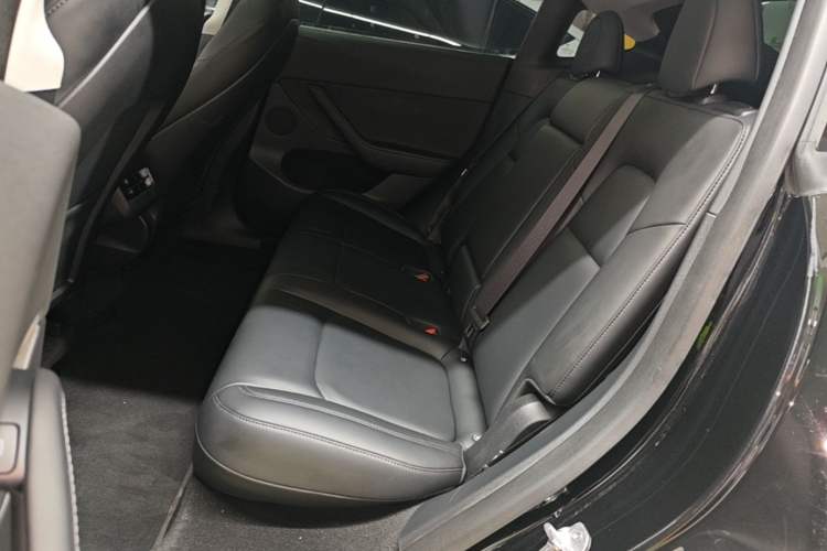 Used Tesla Model Y 2021 Performance High-Performance All-Wheel-Drive Version Left Rear Seat
