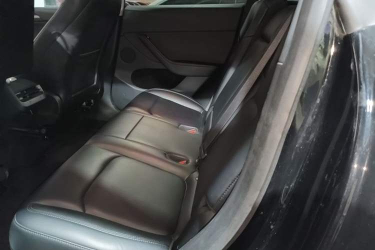 Used Tesla Model Y 2021 Long-Range All-Wheel-Drive Version Left Rear Seat