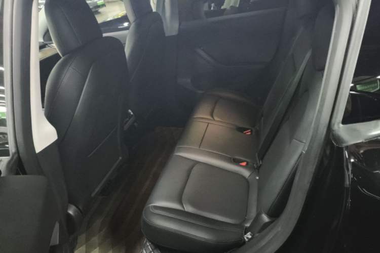 Used Tesla Model Y 2021 Long-Range All-Wheel-Drive Version 3D7 Left Rear Seat