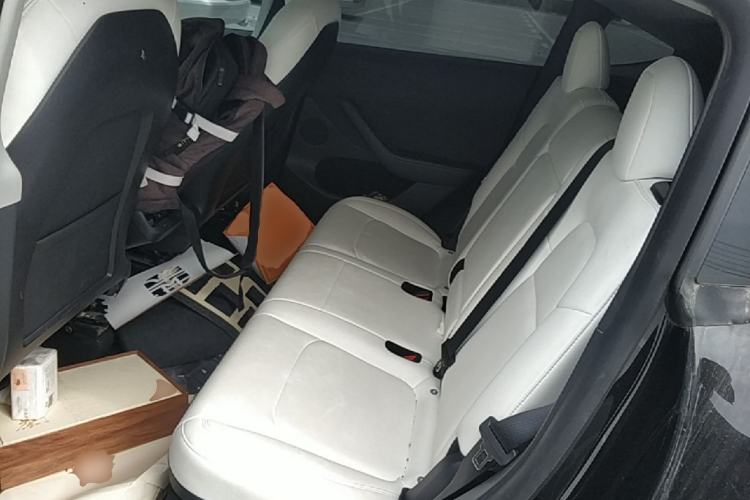 Used Tesla Model Y 2021 Standard Range Rear-Wheel Drive Version Left Rear Seat