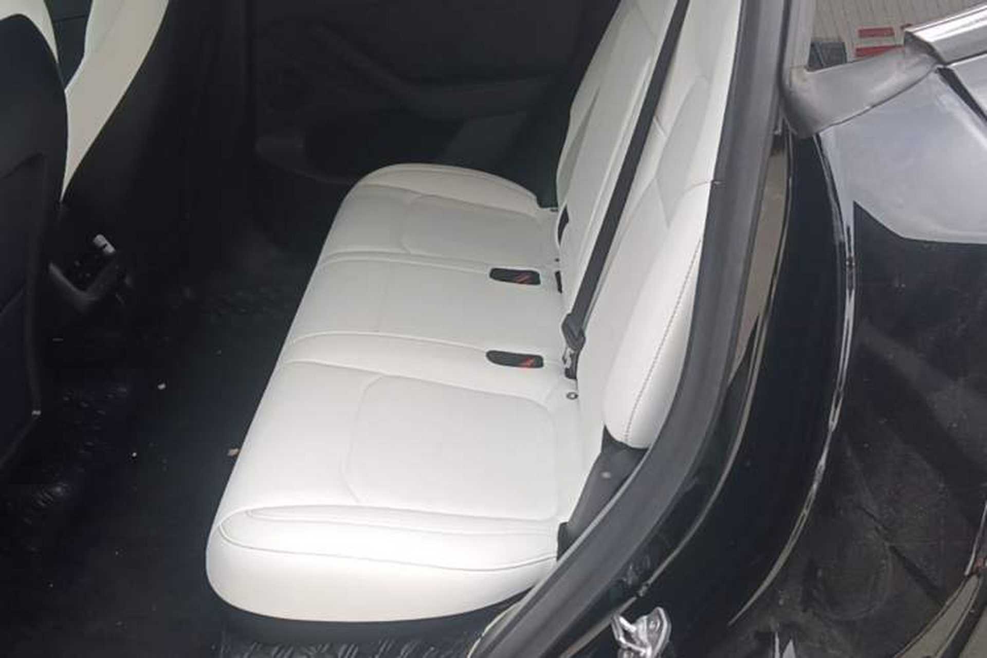 Used Tesla Model Y 2021 Long-Range All-Wheel-Drive Version 3D7 Left Rear Seat