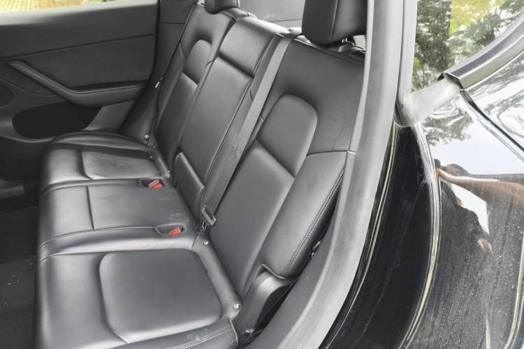 Used Tesla Model Y 2021 Standard Range Rear-Wheel Drive Version Left Rear Seat