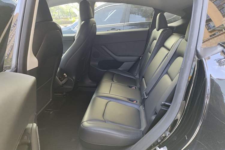 Used Tesla Model Y 2021 Standard Range Rear-Wheel Drive Version Left Rear Seat