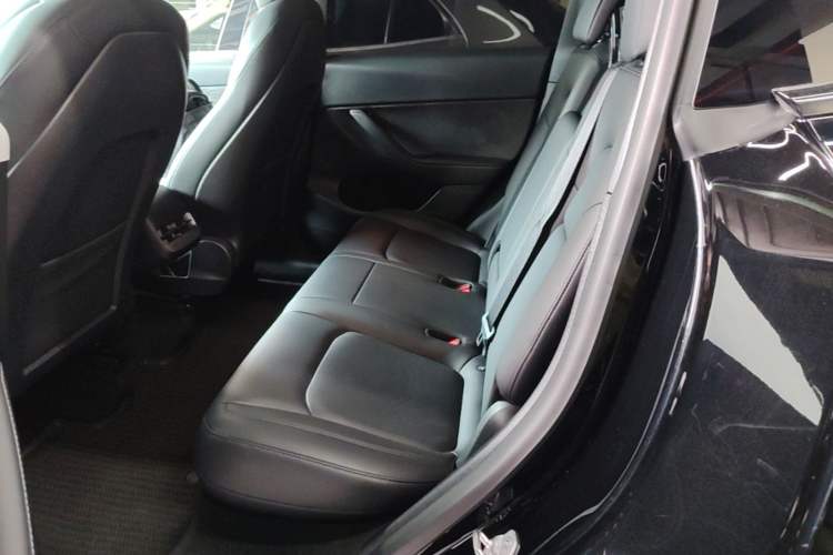 Used Tesla Model Y 2021 Long-Range All-Wheel-Drive Version 3D7 Left Rear Seat