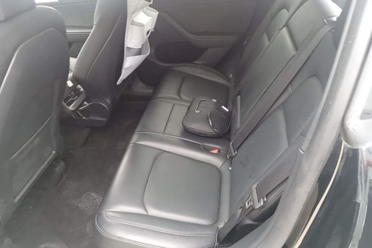 Used Tesla Model Y 2021 Long-Range All-Wheel-Drive Version 3D7 Left Rear Seat