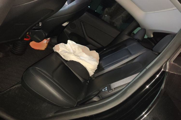 Used Tesla Model Y 2021 Standard Range Rear-Wheel Drive Version Left Rear Seat