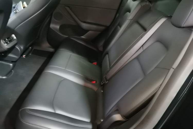 Used Tesla Model Y 2021 Long-Range All-Wheel-Drive Version 3D7 Left Rear Seat