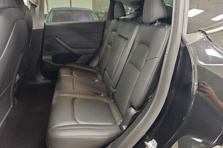 Used Tesla Model Y 2021 Long-Range All-Wheel-Drive Version 3D7 Left Rear Seat