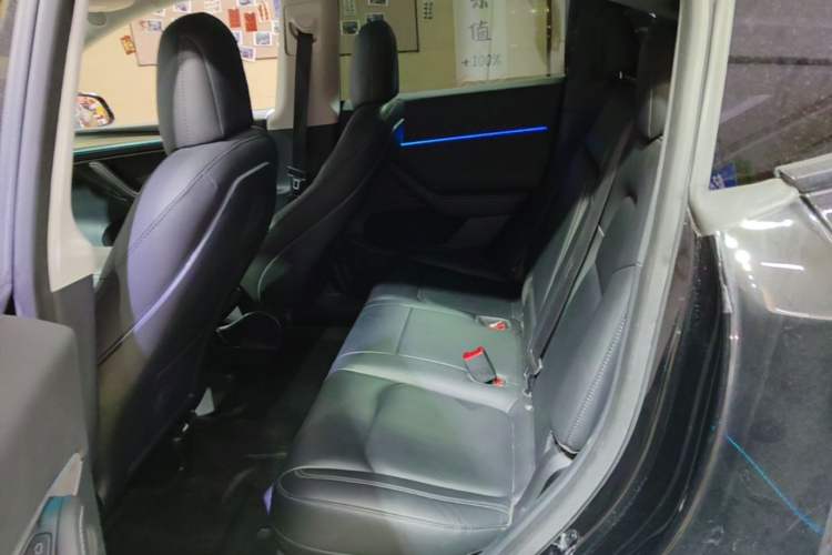 Used Tesla Model Y 2021 Performance High-Performance All-Wheel-Drive Version Left Rear Seat