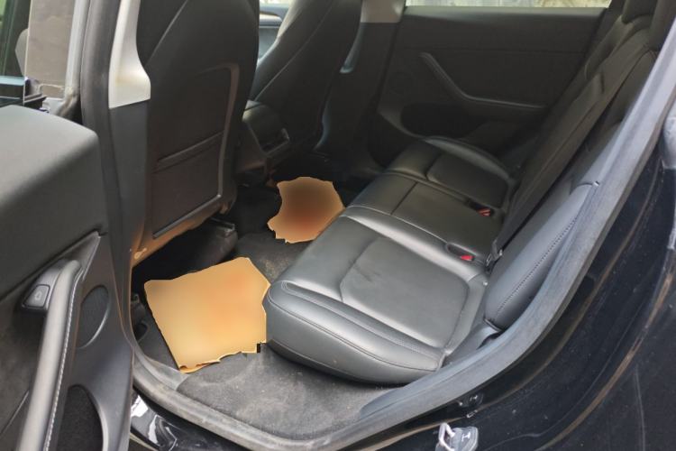 Used Tesla Model Y 2021 Long-Range All-Wheel-Drive Version 3D7 Left Rear Seat
