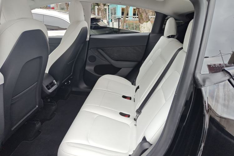 Used Tesla Model Y 2021 Standard Range Rear-Wheel Drive Version Left Rear Seat