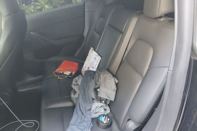 Used Tesla Model Y 2021 Standard Range Rear-Wheel Drive Version Left Rear Seat