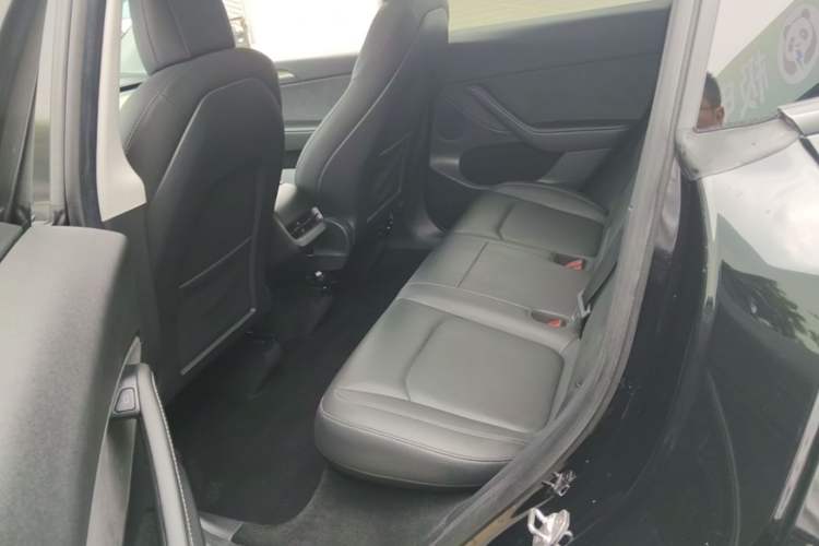Used Tesla Model Y 2021 Long-Range All-Wheel-Drive Version 3D7 Left Rear Seat