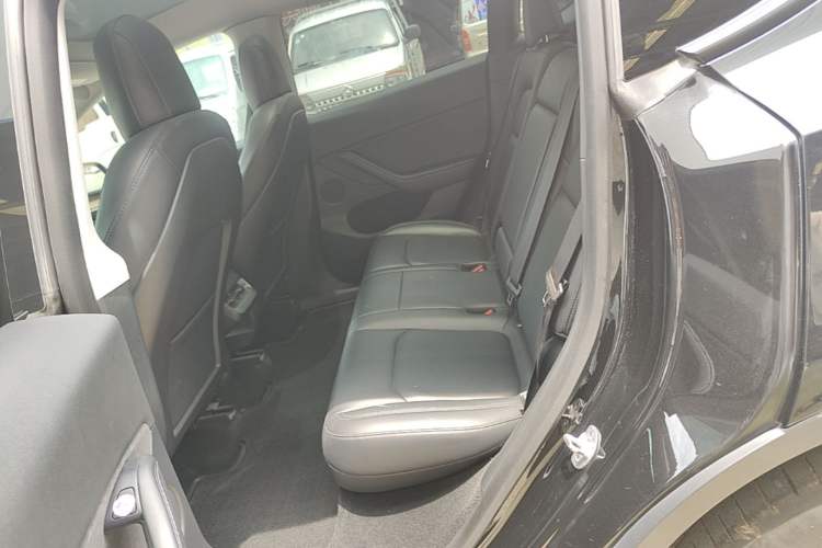 Used Tesla Model Y 2021 Standard Range Rear-Wheel Drive Version Left Rear Seat
