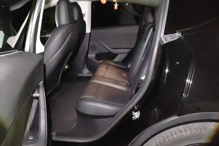 Used Tesla Model Y 2021 Long-Range All-Wheel-Drive Version 3D7 Left Rear Seat