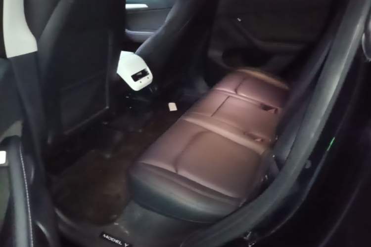 Used Tesla Model Y 2021 Standard Range Rear-Wheel Drive Version Left Rear Seat