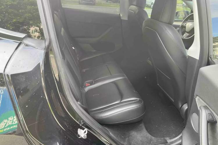 Used Tesla Model Y 2021 Standard Range Rear-Wheel Drive Version Left Rear Seat