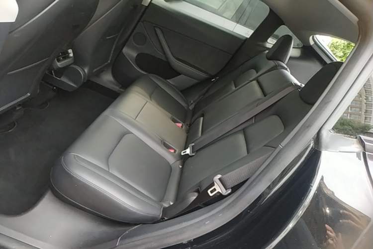 Used Tesla Model Y 2021 Long-Range All-Wheel-Drive Version Left Rear Seat