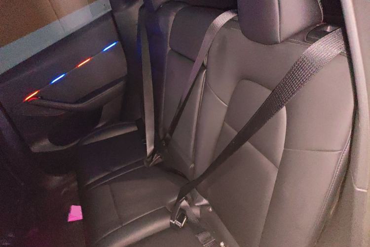Used Tesla Model Y 2021 Standard Range Rear-Wheel Drive Version Left Rear Seat