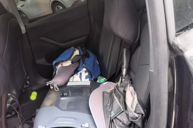 Used Tesla Model Y 2021 Standard Range Rear-Wheel Drive Version Left Rear Seat