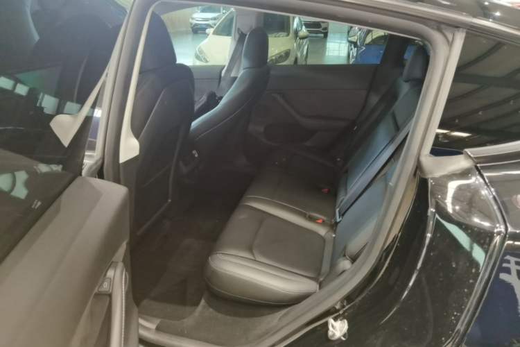 Used Tesla Model Y 2021 Standard Range Rear-Wheel Drive Version Left Rear Seat