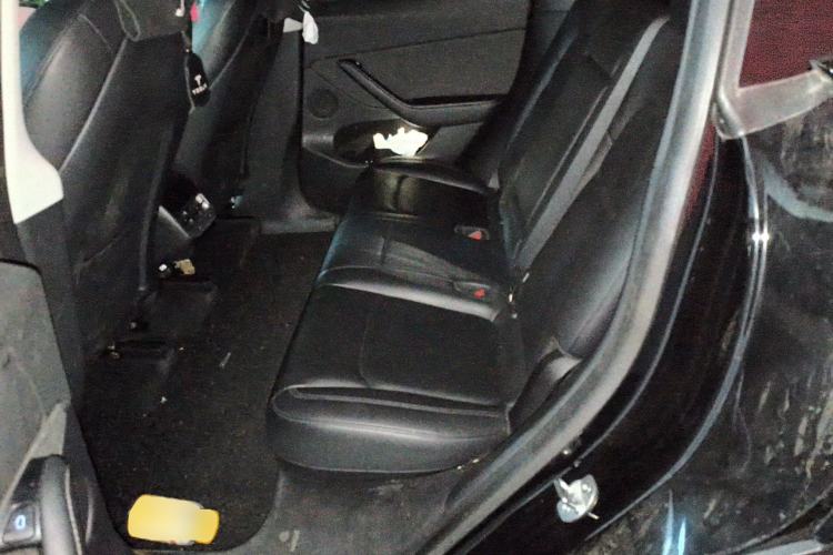 Used Tesla Model Y 2021 Long-Range All-Wheel-Drive Version 3D7 Left Rear Seat
