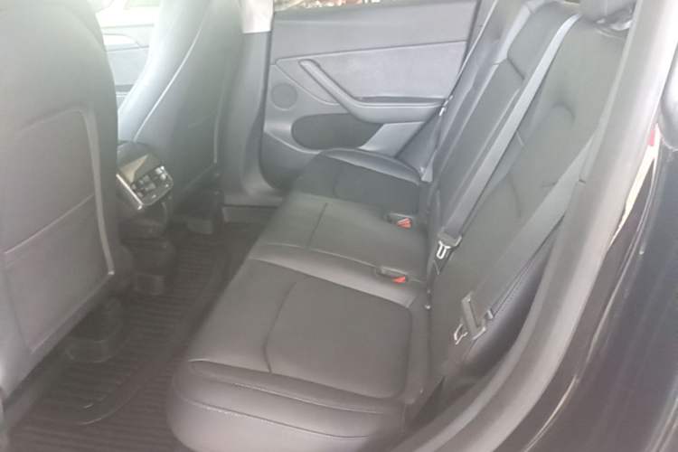 Used Tesla Model Y 2021 Long-Range All-Wheel-Drive Version 3D7 Left Rear Seat