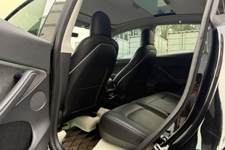 Used Tesla Model Y 2021 Performance High-Performance All-Wheel-Drive Version Left Rear Seat