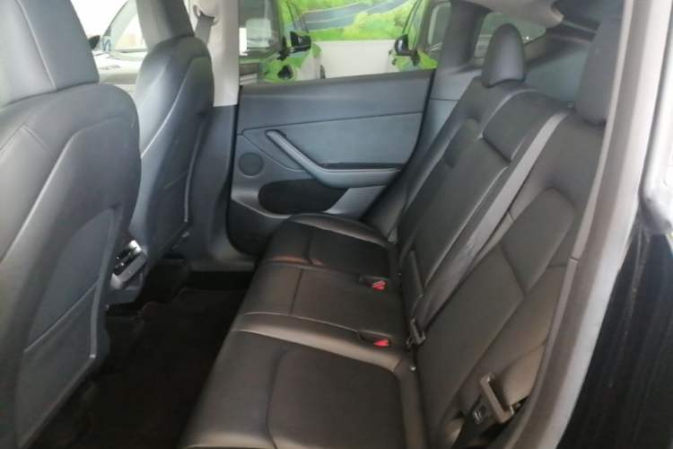 Used Tesla Model Y 2021 Long-Range All-Wheel-Drive Version Left Rear Seat