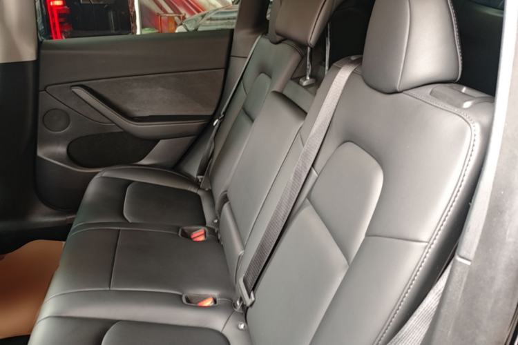 Used Tesla Model Y 2021 Standard Range Rear-Wheel Drive Version Left Rear Seat