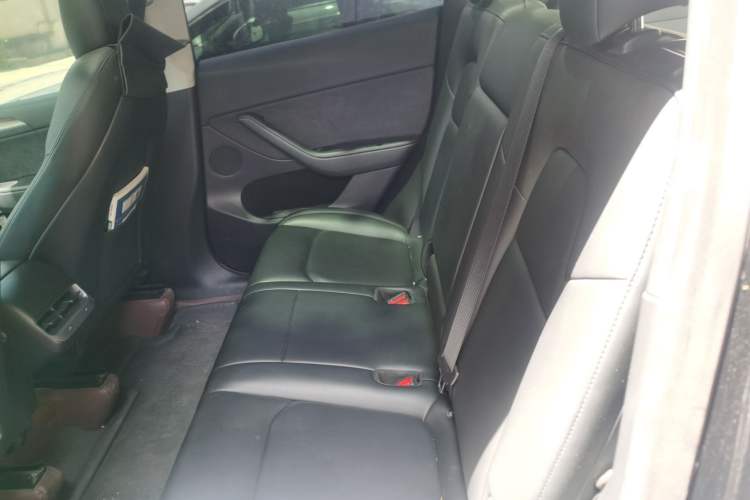 Used Tesla Model Y 2021 Long-Range All-Wheel-Drive Version 3D7 Left Rear Seat