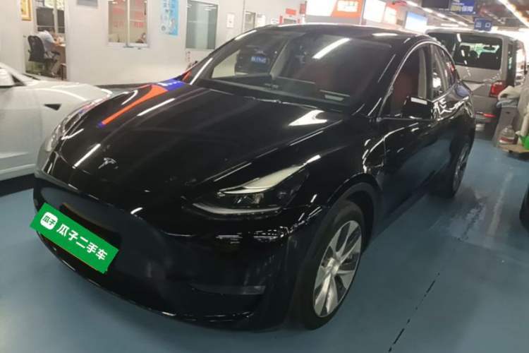 Used Tesla Model Y 2021 Long-Range All-Wheel-Drive Version Guazi used car, China used car export, Used car for sale, Used Tesla cars, Cheapest cars for sale, Electric vehicle, New energy car