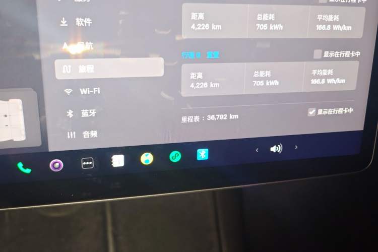 Used Tesla Model Y 2021 Performance High-Performance All-Wheel-Drive Version Odometer Close Up
