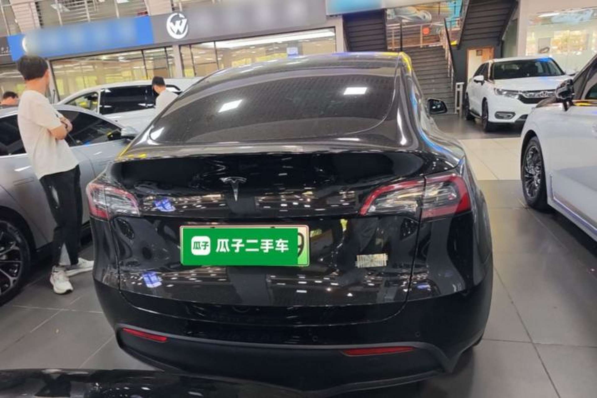 Used Tesla Model Y 2021 Long-Range All-Wheel-Drive Version 3D7 Rear