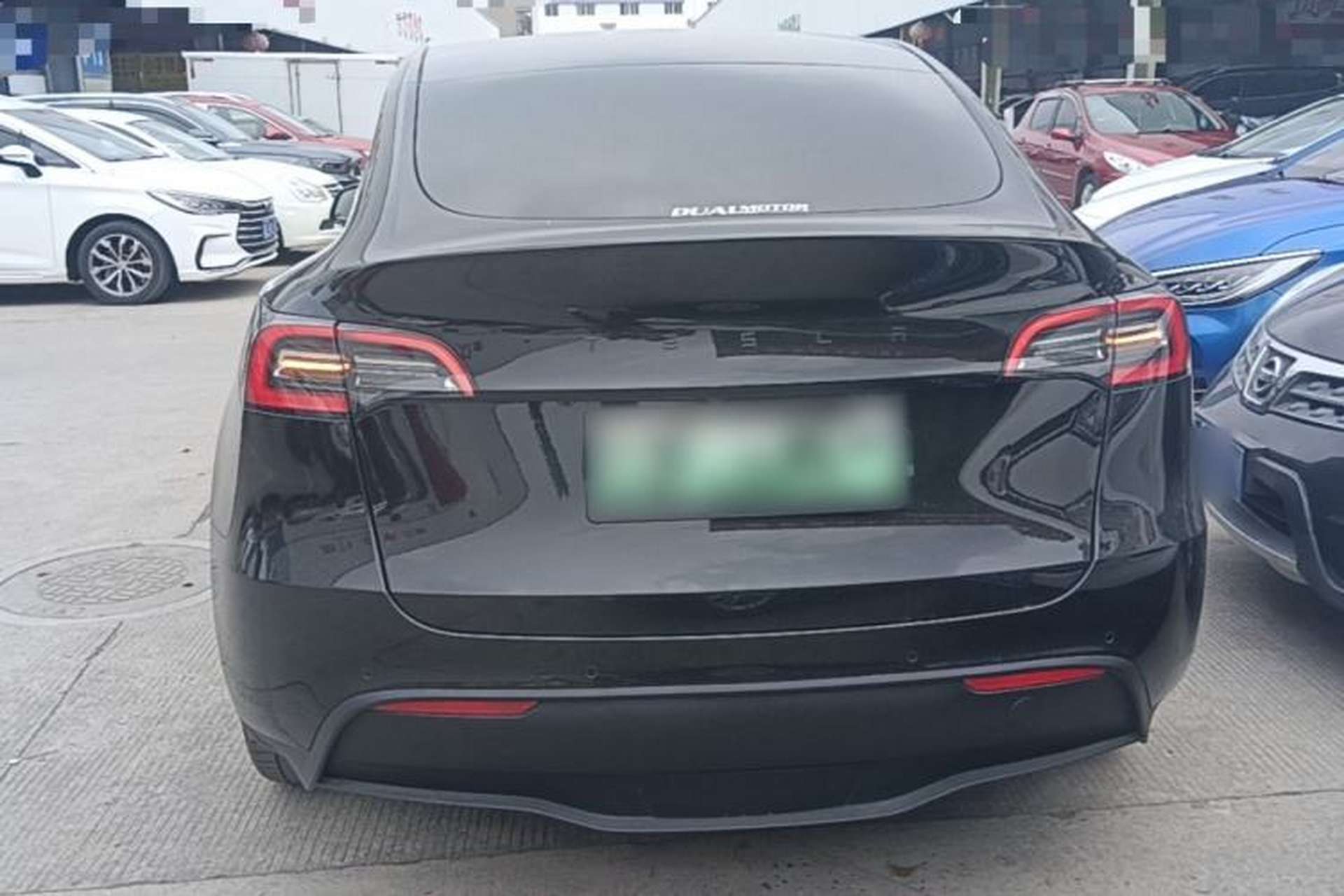 Used Tesla Model Y 2021 Long-Range All-Wheel-Drive Version 3D7 Rear