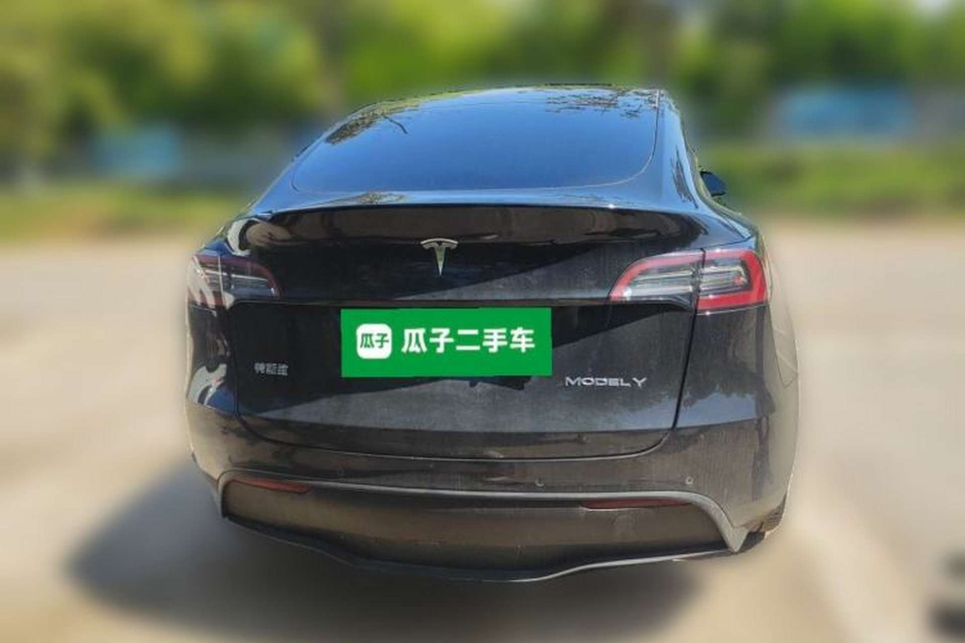 Used Tesla Model Y 2021 Long-Range All-Wheel-Drive Version 3D7 Rear